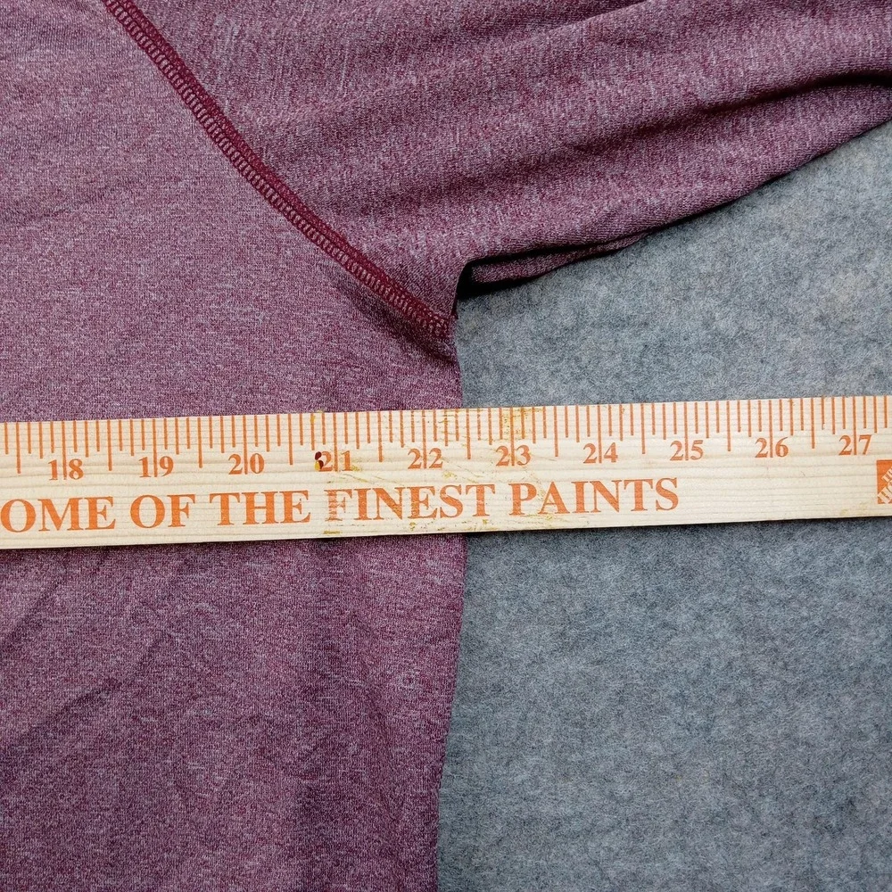 Devon Jones Sweater Mens‎ Large Red Quarter Zip Pullover Performance Athletic